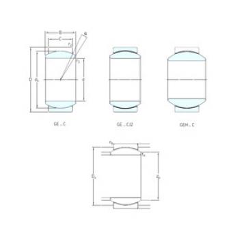 Bearing GEH25TXE-2LS SKF