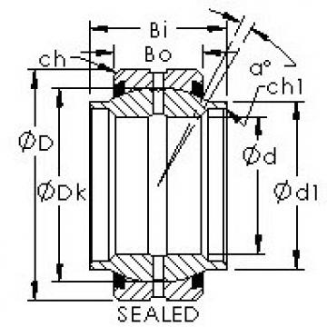 Bearing GEEM100ES-2RS AST