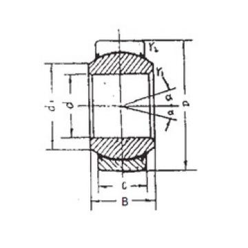 Bearing GEEM40ES-2RS FBJ