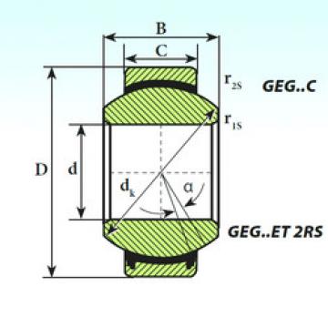 Bearing GEG 160 ET 2RS ISB