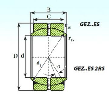 Bearing GEZ 25 ES 2RS ISB