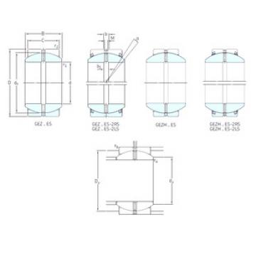 Bearing GEZ010ES SKF