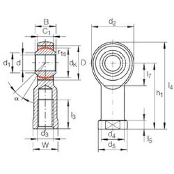 Bearing GIKFR 25 PW INA