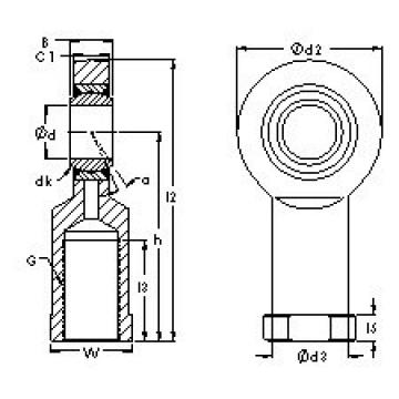 Bearing SI15ET-2RS AST