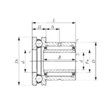 Bearing NAXI 1425 IKO