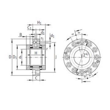 Bearing ZARF70160-TV INA