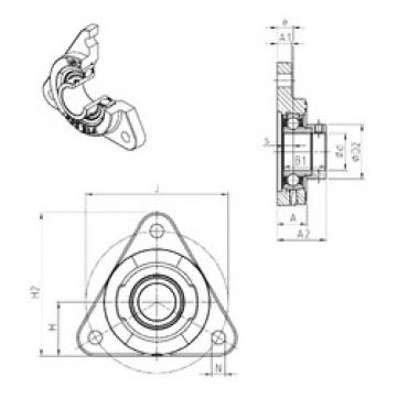 Bearing ESFTE205 SNR