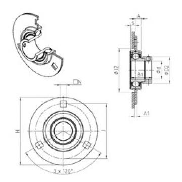 Bearing ESPF206 SNR