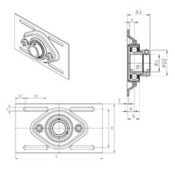 Bearing ESPFE206 SNR