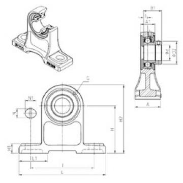 Bearing ESPH210 SNR