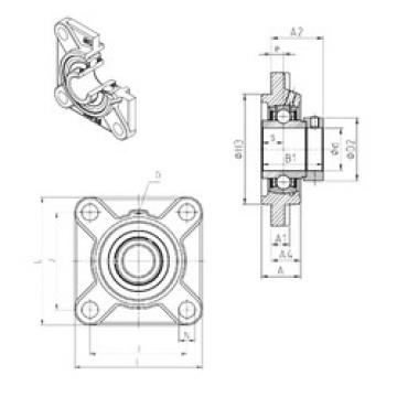 Bearing EXFS306 SNR