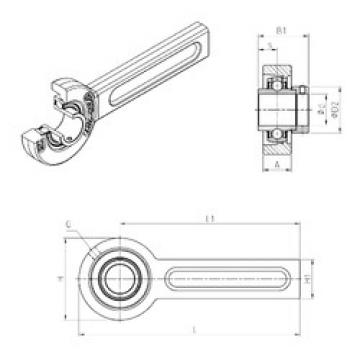 Bearing EXSP210 SNR