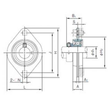 Bearing KHPFL206A NACHI