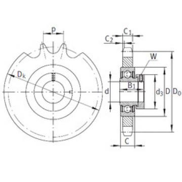 Bearing KSR20-B0-10-10-17-15 INA