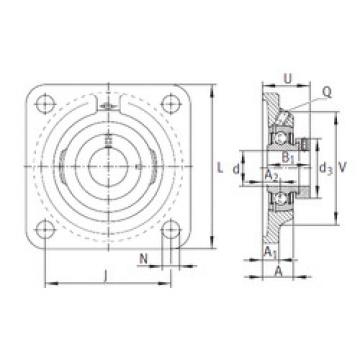 Bearing PCF30 INA