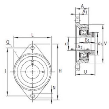 Bearing PCFT30 INA