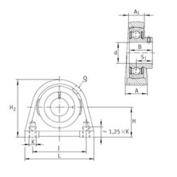 Bearing PSHEY20-N INA