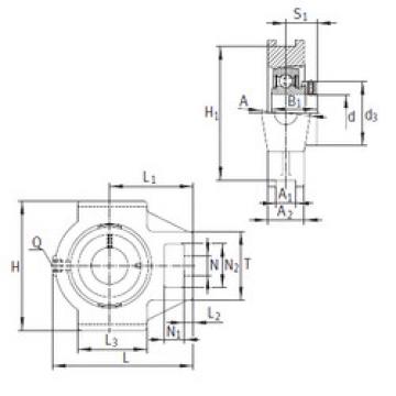 Bearing PTUE20 INA