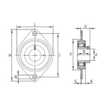 Bearing RATY25 INA