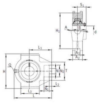 Bearing RTUEY40 INA