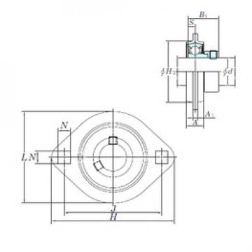 Bearing SAPFL206 KOYO