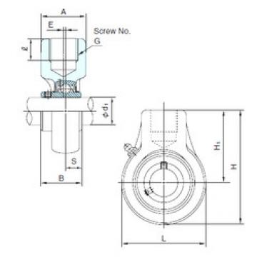 Bearing UCECH207 NACHI