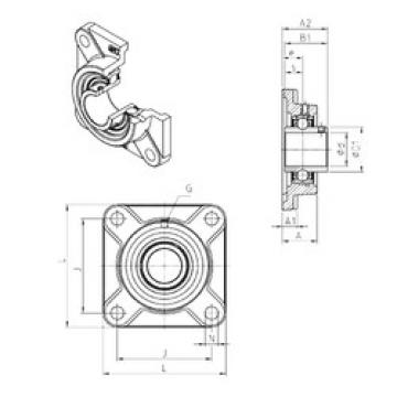 Bearing UCF201 SNR