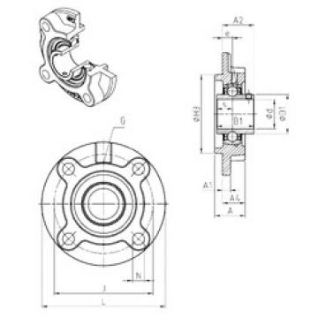 Bearing UCFC207 SNR