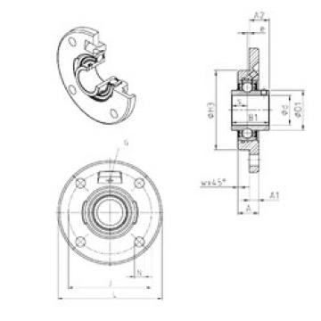 Bearing UCFCE213 SNR