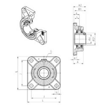 Bearing UCFE216 SNR