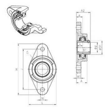 Bearing UCFL203 SNR