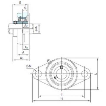 Bearing UCFL215 NACHI