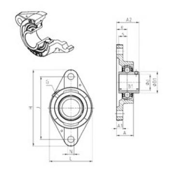 Bearing UCFLE203 SNR