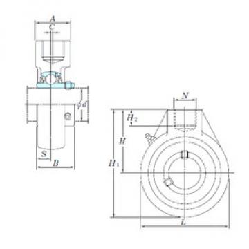 Bearing UCHA207-22 KOYO