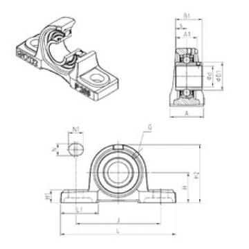 Bearing UCP205 SNR