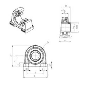 Bearing UCPAE203 SNR