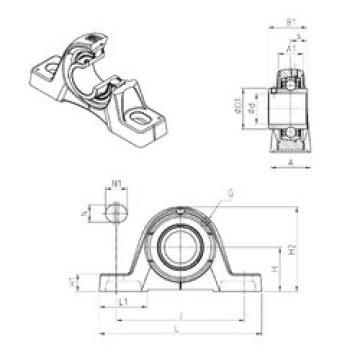 Bearing UCPE211 SNR