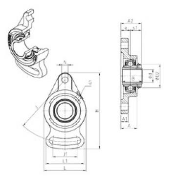 Bearing UKFA208H SNR