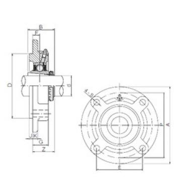 Bearing UKFC212 ISO