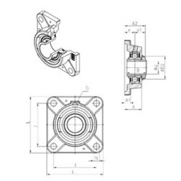 Bearing UKFE211H SNR