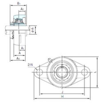 Bearing UKFL316+H2316 NACHI