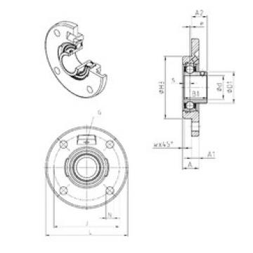 Bearing USFCE205 SNR