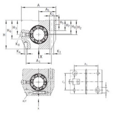 Bearing KGNS 40 C-PP-AS INA