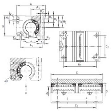 Bearing KTNOS 25 C-PP-AS INA