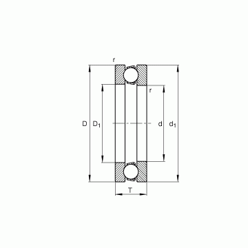 51107 FAG Thrust Ball Bearings