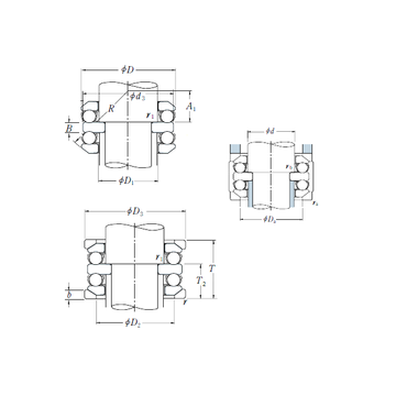 54207U NSK Thrust Ball Bearings