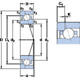 Bearing 7008 CE/HCP4AH1 SKF